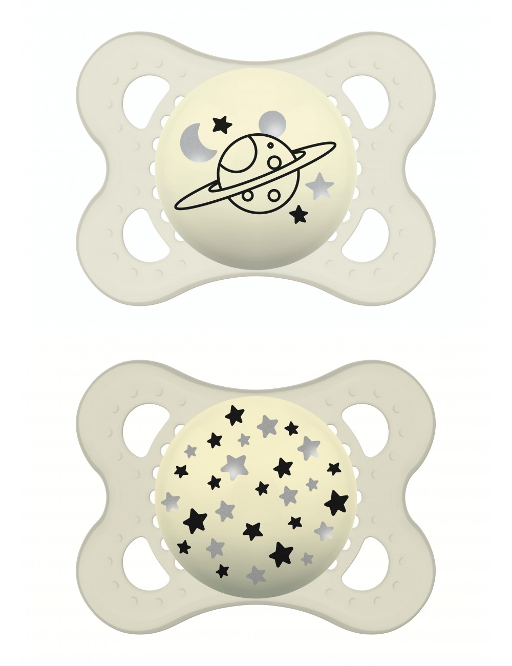 MAM BABY Smoczek uspokajający Orginal Silky Night  2-6 m 2 szt