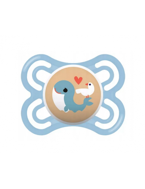 MAM BABY Smoczek uspokajający Perfect Silky Boy  Night 0+