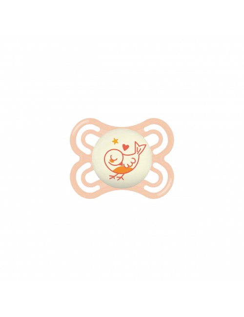 MAM BABY Smoczek uspokajający Perfect Silky Girl  Night 0+