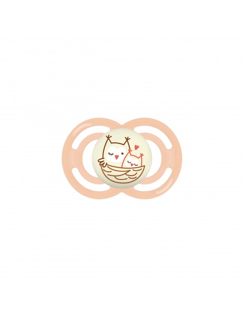 MAM BABY Smoczek uspokajający Perfect Silky Night 6+ girl