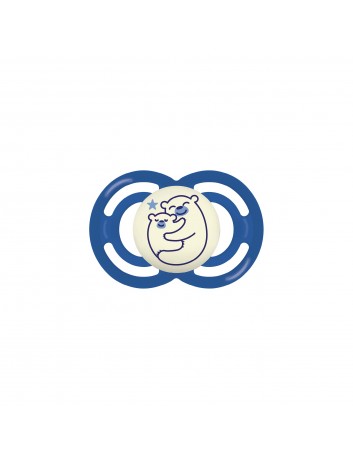 MAM BABY Smoczek uspokajający Perfect Silky Night 16+ boy