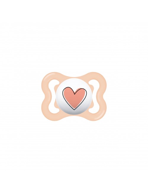 MAM BABY Smoczek uspokajający SUPRIM Silky 0+ róż