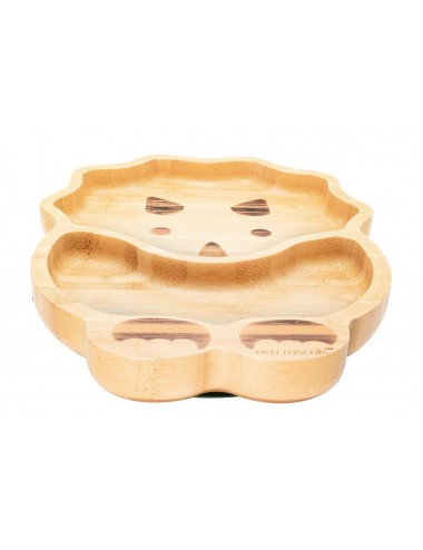 ECORASCALS  Miseczka Bambusowa Dino z przyssawką