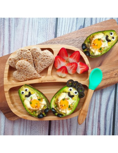 Miseczka trójdzielna Bambusowa niebieska