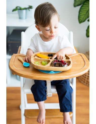 Miseczka trójdzielna Bambusowa niebieska