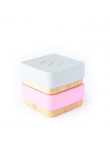 ECORASCALS Bambusowe pojemniki na przekąski 2 szt