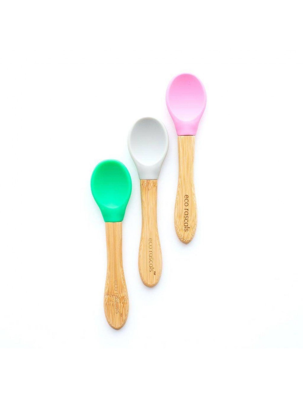 ECORASCALS  Zestaw łyżeczek bambusowa  3 szt.