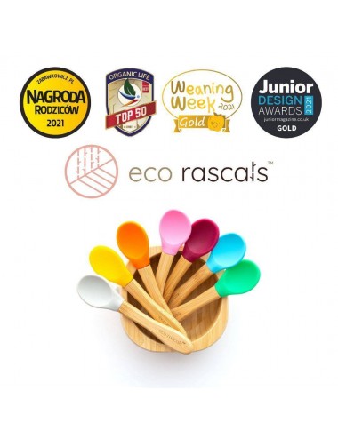 ECORASCALS  Zestaw łyżeczek bambusowa  3 szt.