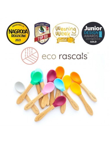 ECORASCALS  Zestaw łyżeczek bambusowa  3 szt.