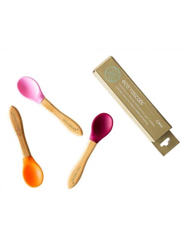 ECORASCALS  Zestaw łyżeczek bambusowych 3 szt