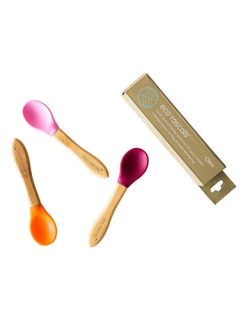 ECORASCALS  Zestaw łyżeczek bambusowych 3 szt