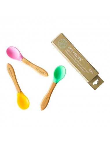ECORASCALS  Zestaw łyżeczek bambusowych 3 szt.