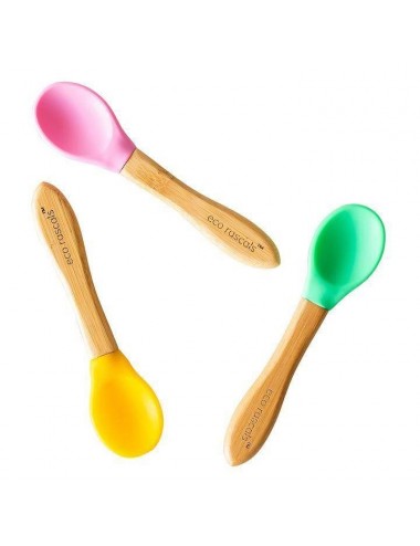 ECORASCALS  Zestaw łyżeczek bambusowych 3 szt.