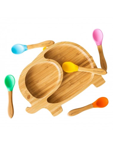 ECORASCALS  Zestaw łyżeczek bambusowych 3 szt.