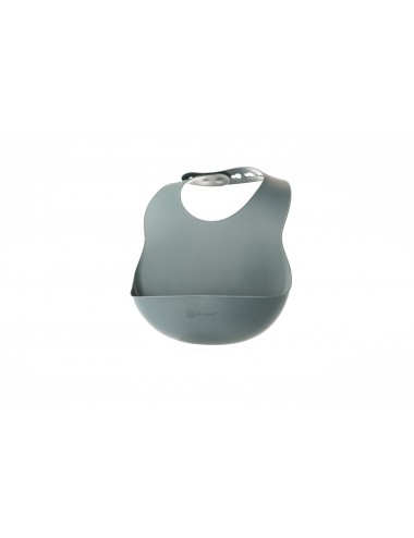 ECORASCALS Śliniak silikonowy supermiękki TEAL