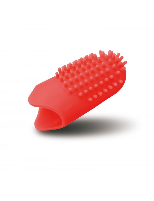 IKO KIDS BIO szczoteczka na palec czerwony grejfrut